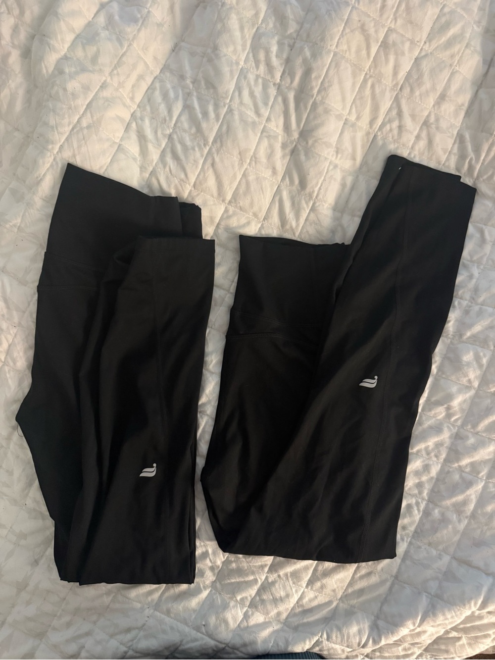 Fabletics black leggings, Large